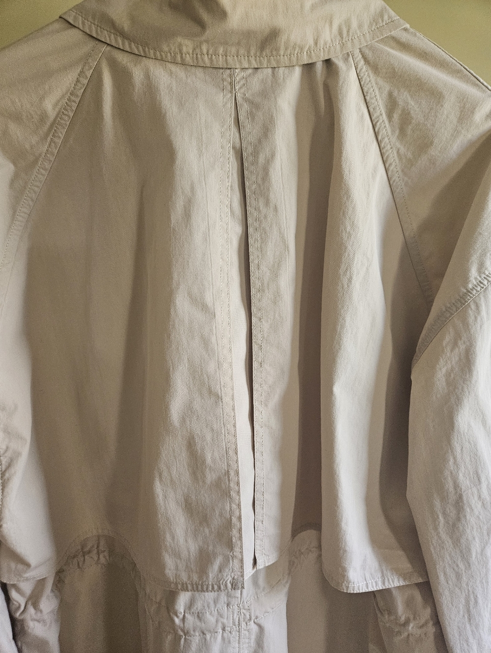 Free People Neutral Beige Longline Trench Coat - Picture 12 of 17